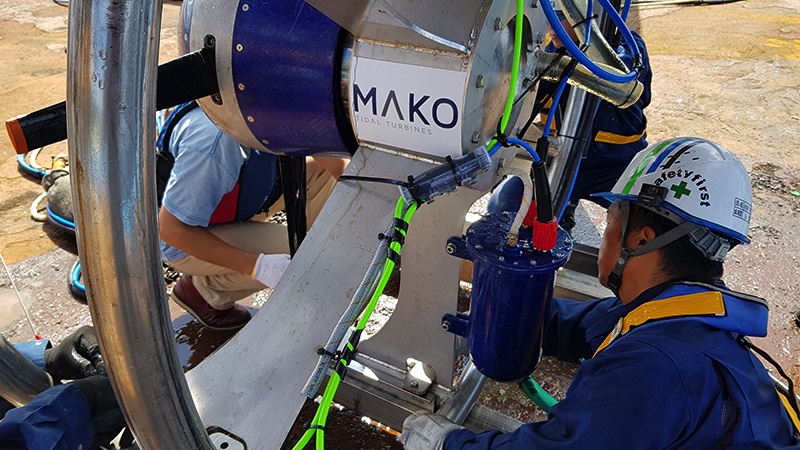 Mako Tidal Turbines in action